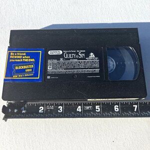 Blockbuster Home Video CASSETTE ONLY Guilty as Sin SO CHEAP